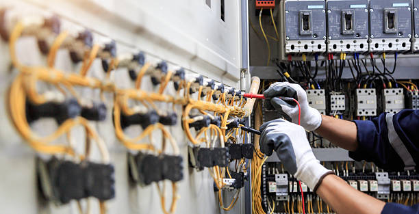 Professional Electrician technician working in Louise, TX